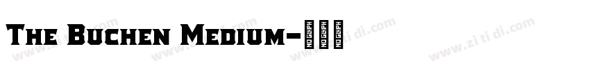 The Buchen Medium字体转换 The Buchen Medium字体转换